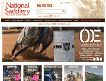 Tablet Screenshot of nationalsaddlery.com